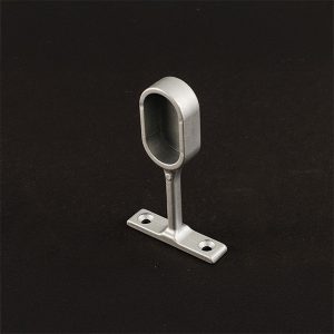 H0215SC Oval Pipe Clothes Closet Rod Flange Holder Support Oval Pipe Clothes Closet Rod Flange Holder Support