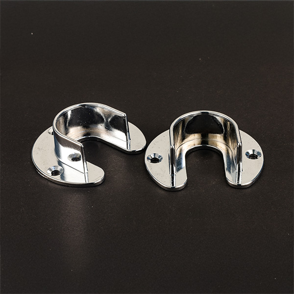 Heavy Duty Steel Closet Rod End Supports Product Description: