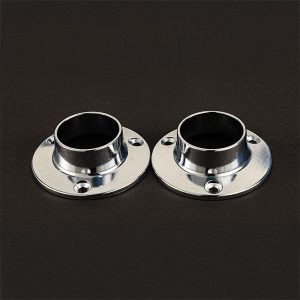 H0633CP Heavy Duty Steel Closet Rod End Supports Heavy Duty Steel Closet Rod End Supports