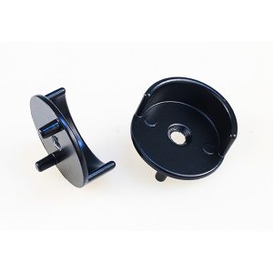 Semi-Circular Pipe Socket半圓形管座 / 半圓形管拖 / 重型實心金屬衣櫥桿插座組 (台灣製造)