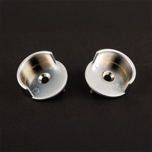 Semi-Circular Pipe Socket半圓形管座 / 半圓形管拖 / 重型實心金屬衣櫥桿插座組 (台灣製造)