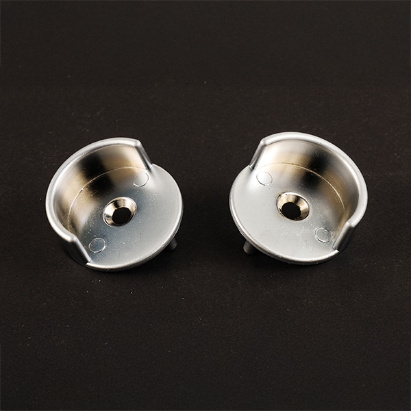 Semi-Circular Pipe Socket半圓形管座 / 半圓形管拖 / 重型實心金屬衣櫥桿插座組 (台灣製造)