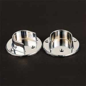 U-BracketU型管座 / U型管拖 / 重型實心金屬衣櫥桿插座組 (台灣製造)