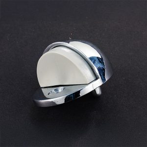 Low Dome Floor Door Stops Chrome