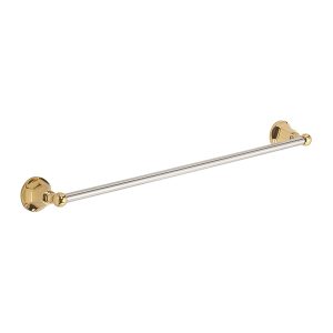 B100-1 Handmade Brass and Chrome Dual-Purpose Towel Bar B100-1 Handmade Brass and Chrome Dual-Purpose Towel Bar