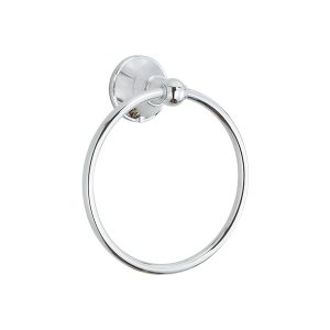 B110-2 Modern Minimalist Chrome Towel Ring