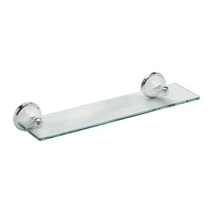 B500-1 Modern Chrome Glass Shelf