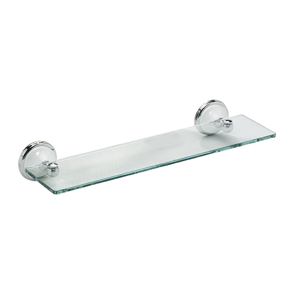 B500-1 Modern Chrome Glass Shelf