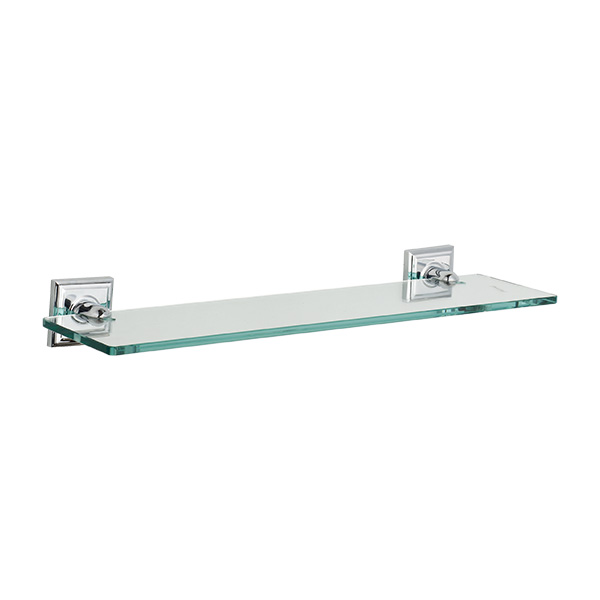 B500-2 Modern Minimalist Chrome Glass Shelf
