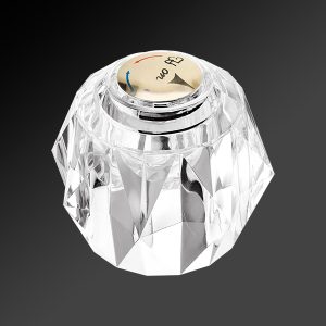 FH-710 水龍頭水晶把手Clear Acrylic Multi-Faceted Hot Water Faucet Handle