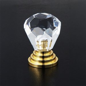 GM800-1 家具水晶把手Crystal Zinc alloy Clear Furniture Knob