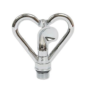 S103-3 1/2" Zinc Alloy Heart-shaped Butterfly Sprinkler Head